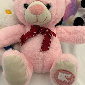 Goffa pink bear plush